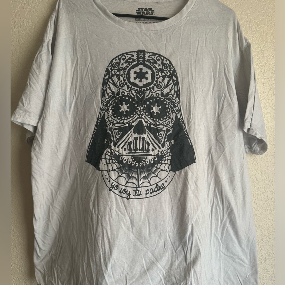 Star Wars Short Sleeve Dia De Muertos Theme Darth Vader